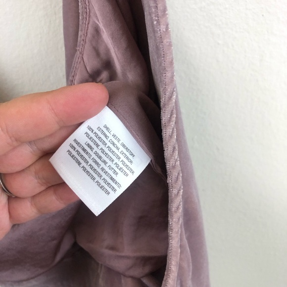 Free people velvet vibes rose vest size small - Picture 9 of 12